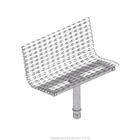 Plymold 51138S Booth Cluster Seating Support