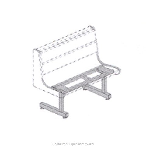 Plymold 51542D2 Booth Cluster Seating Support