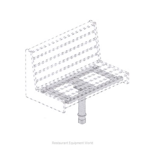 Plymold 52847D2 Booth Cluster Seating Support