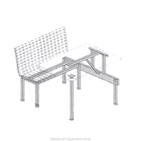 Plymold 57938S Booth Cluster Seating Support