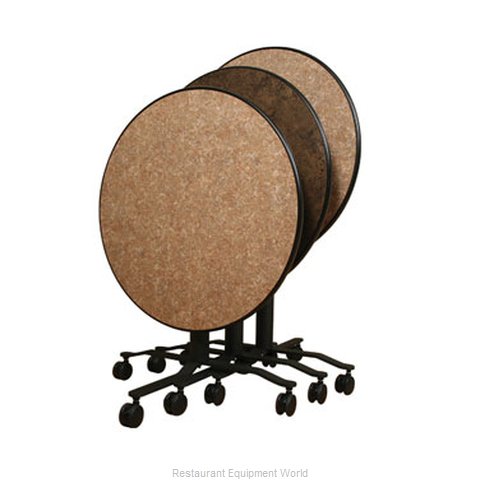 PS Furniture REV30RDMX-RDC3 Folding Table Round