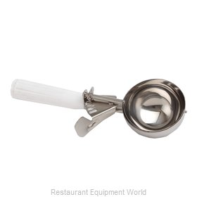 #50 Stainless Steel Squeeze Handle Ice Cream Scoop Disher - 5/8 oz