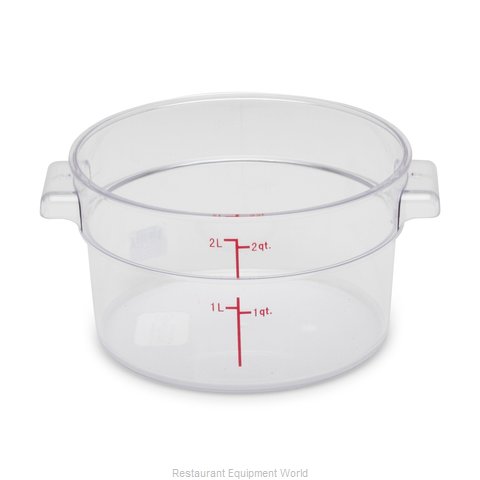 Royal Industries ROY PCRC 2 Food Storage Container, Round