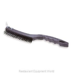 Rubbermaid FG9B4400GRAY Wire Brush with Scraper and Long Plastic