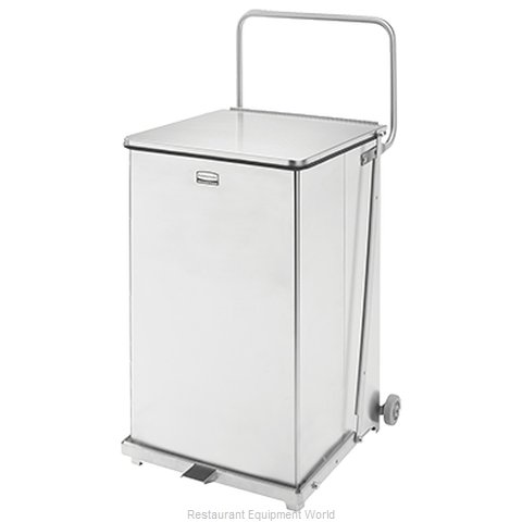 Rubbermaid FGST40SWPL Waste Basket, Metal