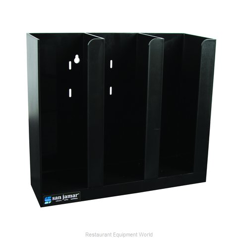 San Jamar PCL3ADJ Cup & Lid Organizer