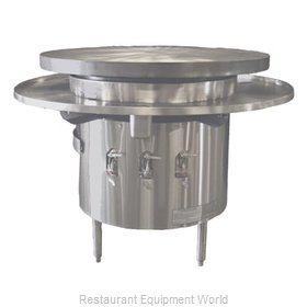 Town MBR-42 Round Griddle / Fry Top, Gas
