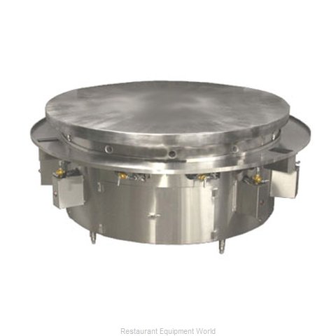 Town MBR-60 Round Griddle / Fry Top, Gas