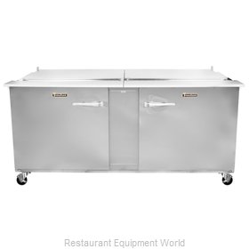 Traulsen UST7218-RR-SB Refrigerated Counter, Sandwich / Salad Top