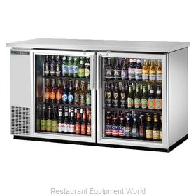 True TBB-24-60G-S-HC-LD Back Bar Cabinet, Refrigerated