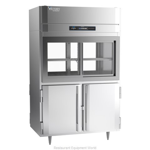 Victory DRS-2D-S1-PT-HD-HC Refrigerator, Pass-Thru