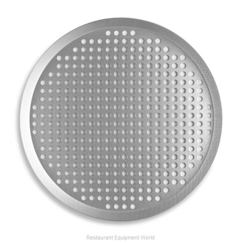Vollrath 18 Extra Perforated Press Cut Pizza Pan with Hard Coat