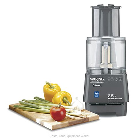 Waring Commercial 2.5 Qt. Batch Bowl Food Processor with LiquiLock Seal  System