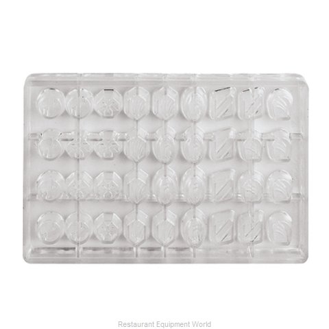 Paderno World Cuisine 47860-10 Butter Candy Mold Flexible