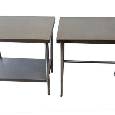 Winholt DTBB-3036-HKD Work Table, 36-38in, Stainless Steel Top