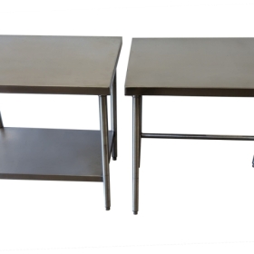 Winholt DTBB-3048-HKD Work Table, 40-48in, Stainless Steel Top