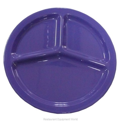 Yanco China MS-710BU Plate/Platter, Compartment, Plastic