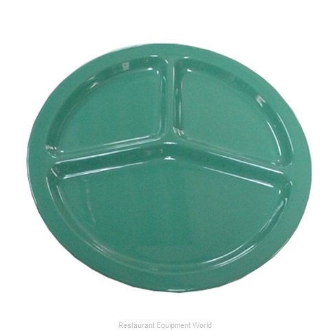 Yanco China MS-710GR Plate/Platter, Compartment, Plastic